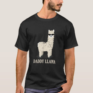 Daddy Llama Alpaca Funny Animal Lover T-Shirt