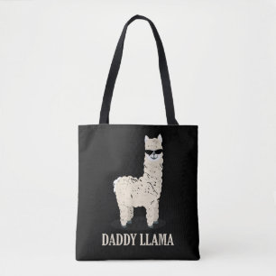 Daddy Llama Alpaca Funny Animal Lover Tasche