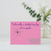Daddy Long Legs Postcard Postkarte (Stehend Vorderseite)