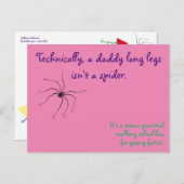 Daddy Long Legs Postcard Postkarte (Vorne/Hinten)