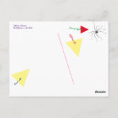 Daddy Long Legs Postcard Postkarte (Rückseite)