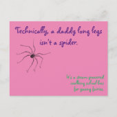 Daddy Long Legs Postcard Postkarte (Vorderseite)