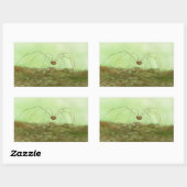 Daddy Long Legs Rechteckiger Aufkleber (Blatt)