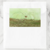 Daddy Long Legs Rechteckiger Aufkleber (Tasche)