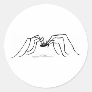 Daddy Long Legs Runder Aufkleber