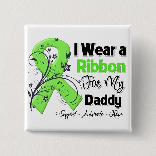 Daddy - Lymphoma Ribbon Button (Vorderseite)