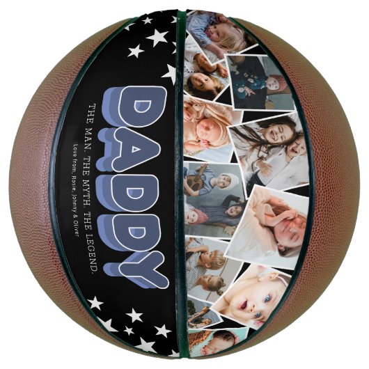 Daddy Man Myth Legend Foto Basketball (Vertikal)