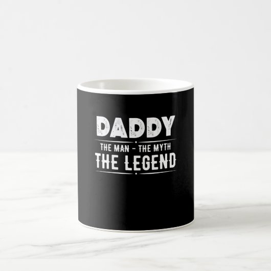Daddy Man Myth Legend Kaffeetasse (Mittel)