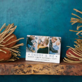 'Daddy & Me' 1. Vatertag 3 x FotoCollage Fotoplatte (Seite)