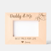 Daddy & Me Best Pals für das Leben von Son oder To Geätzte Rahmen (Vorderseite)