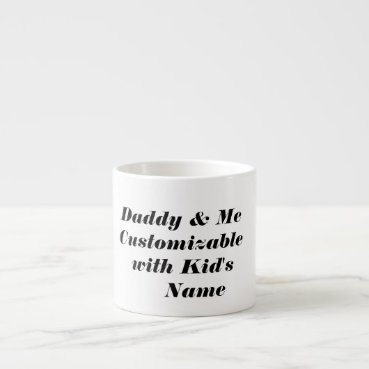 Daddy & Me Espressotasse (Vorderseite)