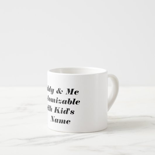Daddy & Me Espressotasse (Vorderseite Rechts)