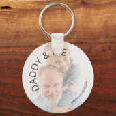 Daddy & Me | Happy Vathers Day | FOTO Schlüsselanhänger (Vorderseite)