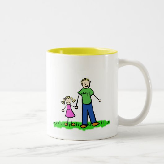 Daddy & Me Tasse (Blond) Leere (Rechts)