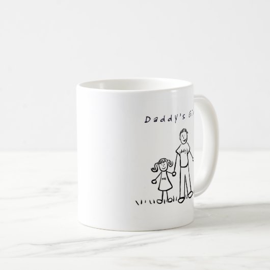 Daddy & Me Tasse (Zeichnend mit Titel) (VorderseiteRechts)