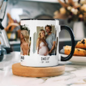 Daddy Meilensteine Fotos & Jahre Geschenke für ben Tasse