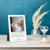 Daddy Modern First Vathers Day Foto Fotoplatte (Seite)