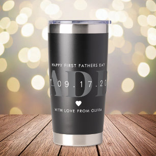Daddy Modern Minimalistisch First Vathers Day Thermobecher