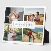 Daddy Modern Vathers Day Foto Collage Fotoplatte (Seite)