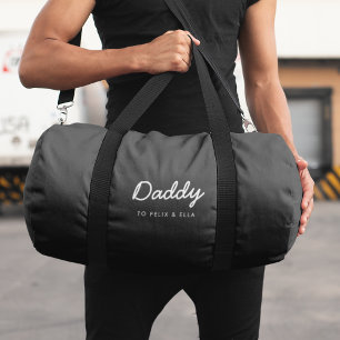 Daddy   Moderne Kinder heißen schwarz Duffle Bag