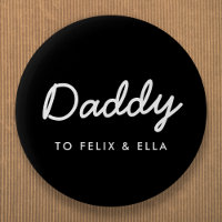 Daddy | Moderne Kinder heißen Vatertag schwarz