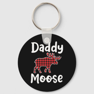 Daddy Moose Matching Family frohe Weihnachten im J Schlüsselanhänger