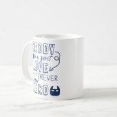 Daddy My First Liebe Superhero Kaffeetasse (Vorderseite Links)