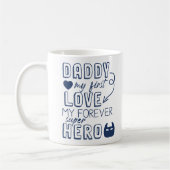 Daddy My First Liebe Superhero Kaffeetasse (Links)