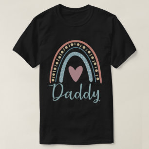 Daddy Niedlich Vater Family Matching Rainbow T-Shirt