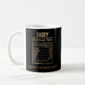 Daddy Nutritional Facts Vatertag Tasse (Links)