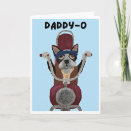 Daddy-O Alles Gute zum Geburtstag Boston Terrier Karte