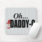 Daddy-O Hipster Man Mousepad (Mit Mouse)