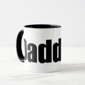 Daddy-O Hipster Vater Tasse (Vorderseite Links)