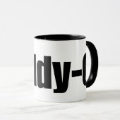 Daddy-O Hipster Vater Tasse (VorderseiteRechts)