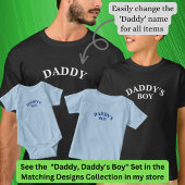 Daddy (oder irgendein Name) Matching Daddy's Boy T-Shirt