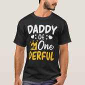 Daddy of Mr. Onederful 1st Birthday Party Matching T-Shirt (Vorderseite)