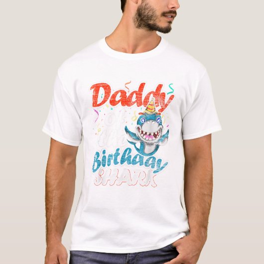Daddy Of The Birthday Boy Father T-Shirt (Vorderseite)