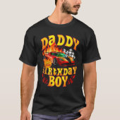 Daddy of The Birthday Boy Funny Party Racing Super T-Shirt (Vorderseite)