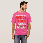 Daddy Of The Birthday Girl Farm Animals Tractor Pa T-Shirt (Vorne ganz)
