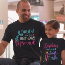Daddy of the Birthday Mermaid – Mermaid Birthday 