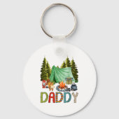 Daddy Of The Happy Camper 1st Birthday Bear Camng  Schlüsselanhänger (Vorderseite)
