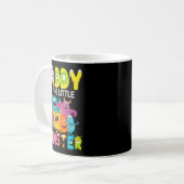 Daddy Of The Little Monster 1st Birthday Boy Party Kaffeetasse (Vorderseite Links)