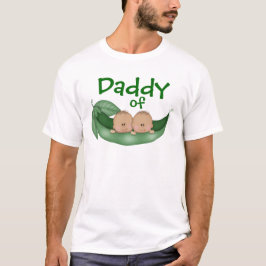 Daddy of Twin Boys (dunkle Haut) T-Shirt