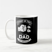 Daddy Of Two Dad Funny Father Of Two Fathers Day B Kaffeetasse (Links)