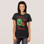 Daddy One in Melon Birthday Watermelon Theme Boy T-Shirt (Vorne ganz)