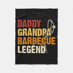 Daddy Opa Barbecue Legende Bbq Grill Meister Fleecedecke