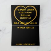 Daddy Our Morning Star!-Customizing Karte (Innenseite)