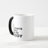 Daddy Personalisiert Typografie Tasse mit Initial (Vorderseite Links)