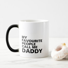 Daddy Personalisiert Typografie Tasse mit Initial