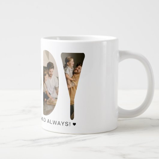 DADDY Photo Letters Jumbo-Tasse (Rechts)